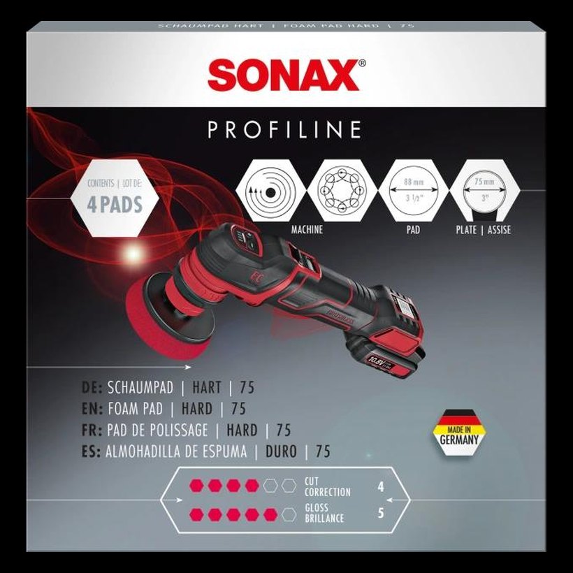 SONAX PROFILINE Foam Pad Hard 75