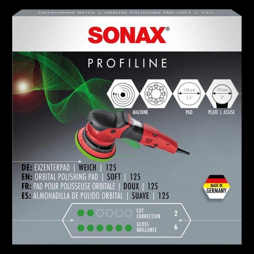 SONAX PROFILINE Orbital Polishing Pad Soft 125